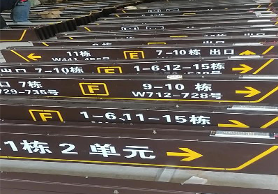 颍上广告标识中，常见的几种安装方式。