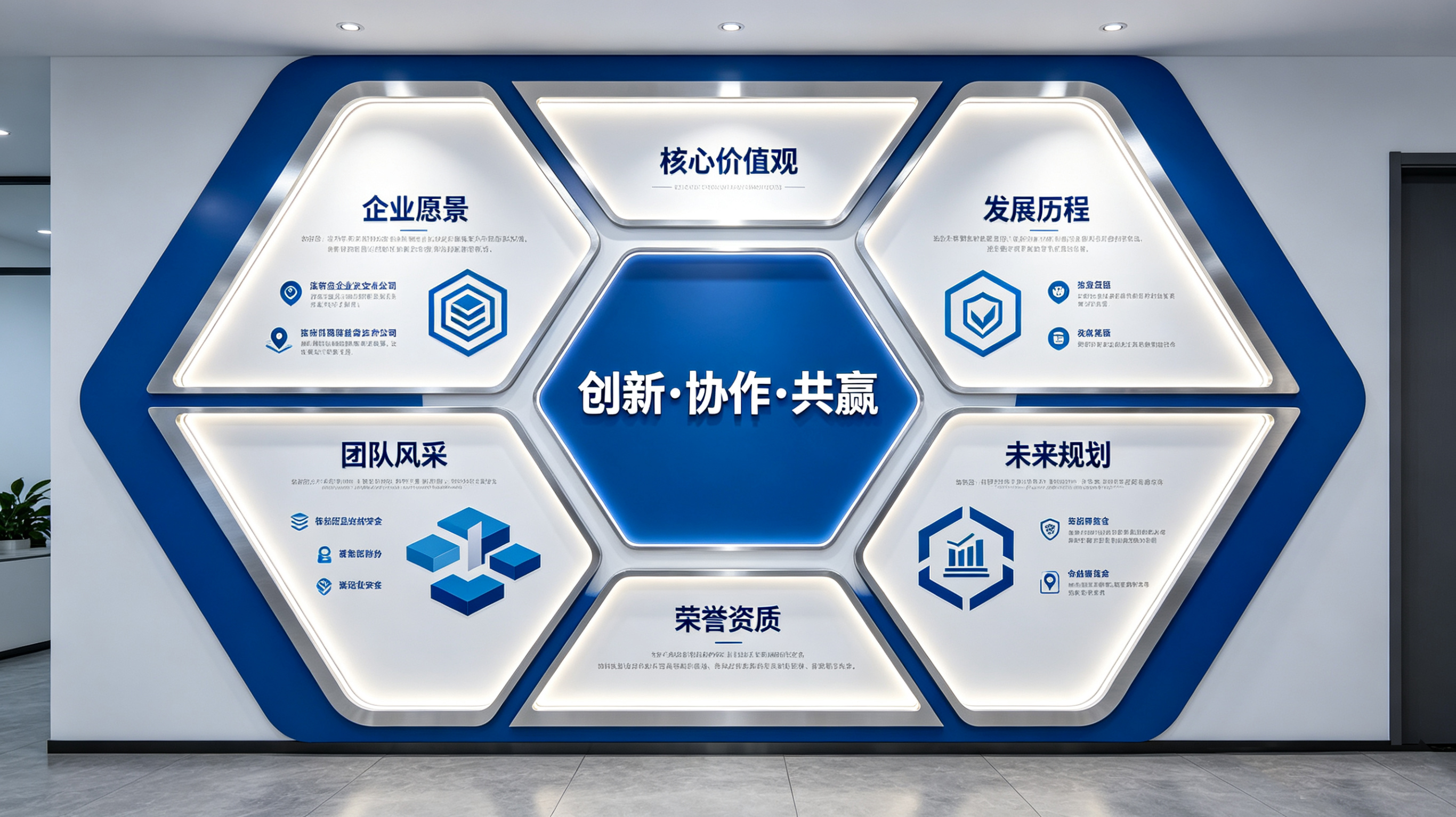 颍上企业文化墙六边形避坑指南（新手常犯5个错误）